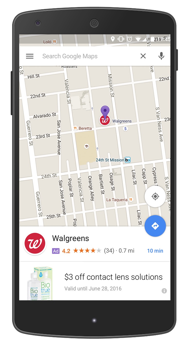 Walgreens using promoted pins