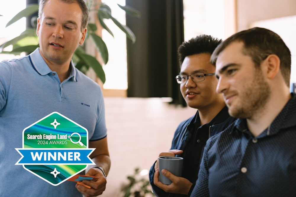 SEO team that won a Search Engine Land Award in 2024