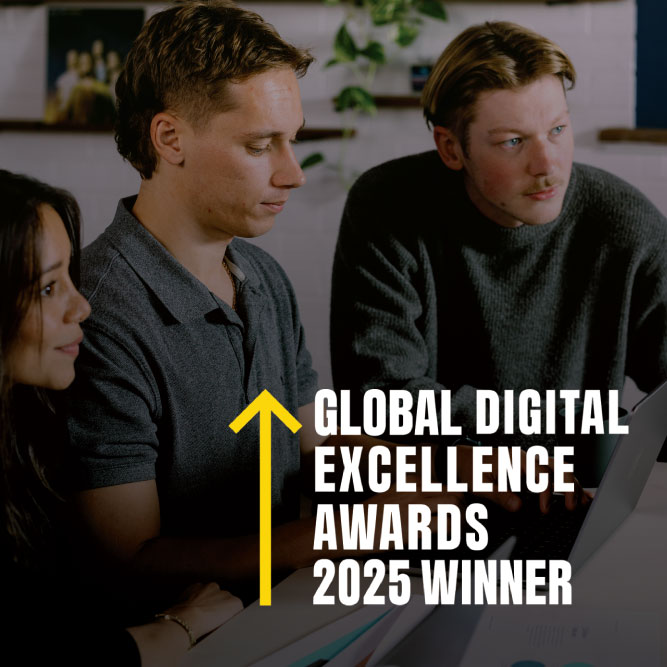 Global Digital Excellence Awards winner badge