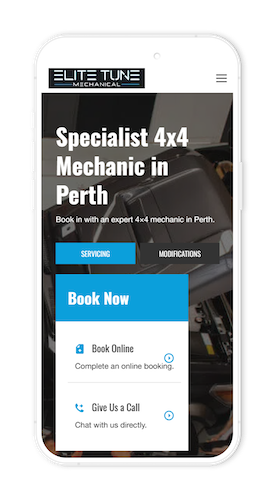 Elite Tune mobile website